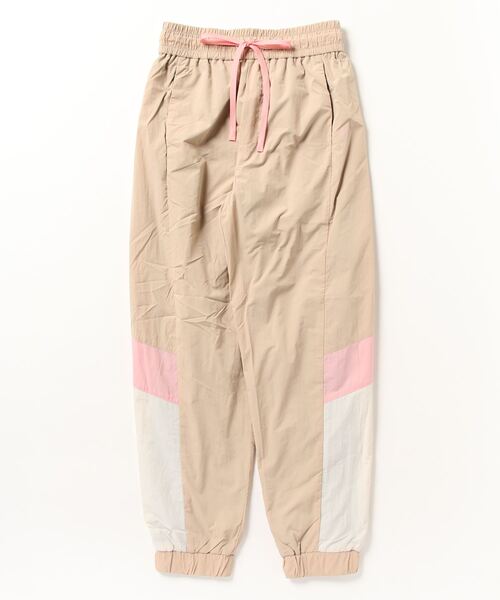 NERGY（ナージー）の「ナージージャパン NERGY 裏トリコットパンツ_（その他パンツ・レディース・ホワイト×ピンク/ライトグリーン/ブラック×グレー・L/M/S）」の2枚目の写真