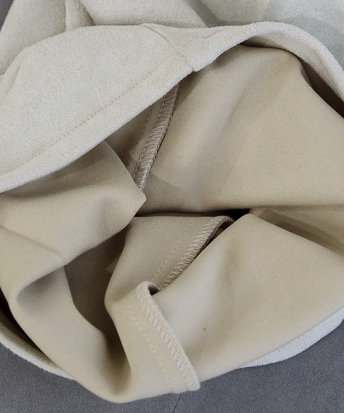 tiptop(ティップトップ)の「【2サイズ展開/web限定Sサイズあり】スエポンセンタープレスセミフレアパンツ(スラックス・レディース・チャコールグレー/ブルー/アイボリー/ブラック・S/M)」の20枚目の写真