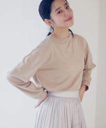 mysty woman | ロゴ刺繍ロンT 986353(Tシャツ/カットソー)