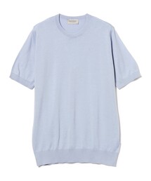 JOHN SMEDLEY / KEMPTON コットン クルーネックニット