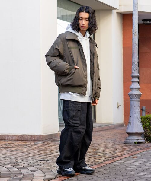 セール】【UNIIT/ユニット】 ボリュームエコダウンMA-1 防風 撥水