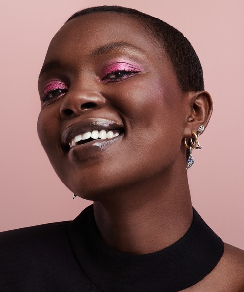 PANDORA（パンドラ）の「ムーン フープ ピアス（ピアス（両耳用
