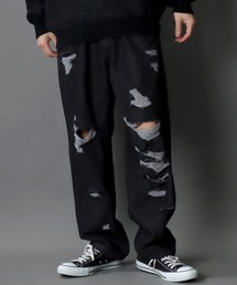 damage denim easy pants/ダメージデニム イージーパンツ
