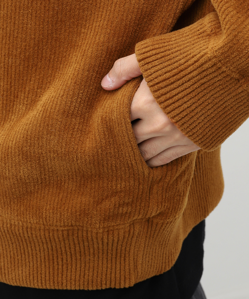 crepuscule(クレプスキュール)の「【CREPUSCULE / クレプスキュール】Corduroy Zip Blouson(カーディガン/ボレロ・メンズ・ブラック/キャメル・1/2)」の18枚目の写真