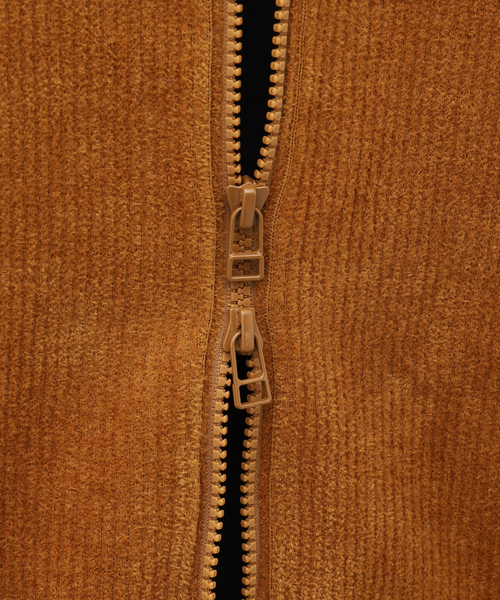 crepuscule(クレプスキュール)の「【CREPUSCULE / クレプスキュール】Corduroy Zip Blouson(カーディガン/ボレロ・メンズ・ブラック/キャメル・1/2)」の19枚目の写真