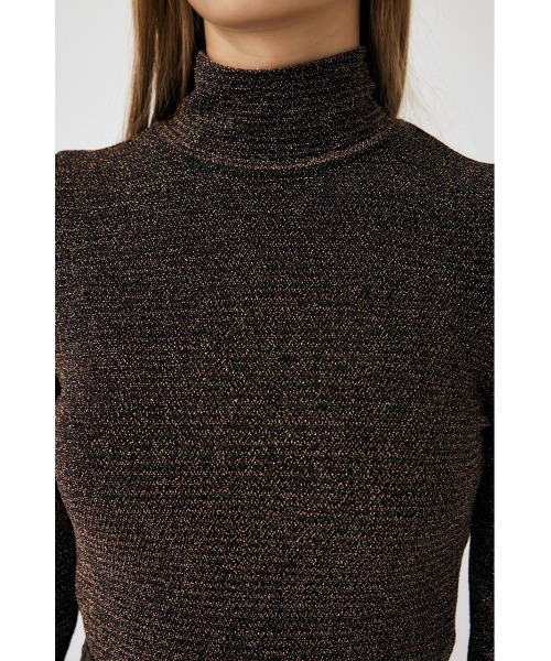 MOUSSY POINT SHOULDER GLITTER トップス moussy｜POINT SHOULDER グリッタートップス | Rakuten Fashion