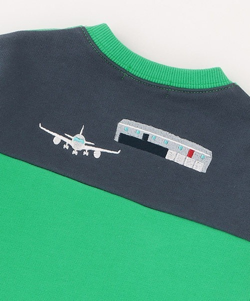 kladskap(クレードスコープ)の「【JAL】アップリケトレーナー(スウェット・キッズ・グリーン/マスタード・100cm/130cm/120cm/110cm/90cm)」の10枚目の写真