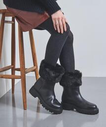 UNITED ARROWS（ユナイテッドアローズ）の「フェイクファー ショートブーツ（ブーツ・レディース）」