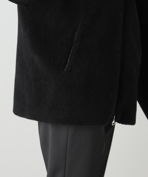 AP STUDIO（エーピーストゥディオ）の「【FORTE DEI MARMI COUTURE】別注 boa hoodie coat（ブルゾン・レディース・ブラック・FREE）」の16枚目の写真