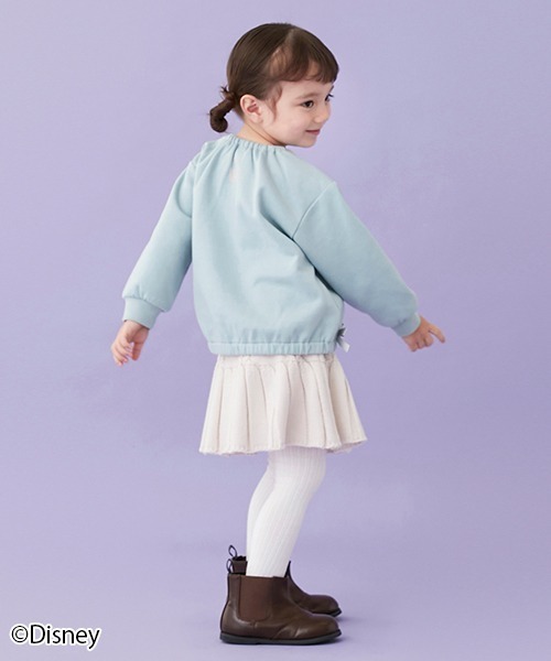 petit main（プティマイン）の「ニットプリーツスカパン（スカート・キッズ・アイボリー/ネイビー/モスグリーン/モカ・M/L/S）」の14枚目の写真