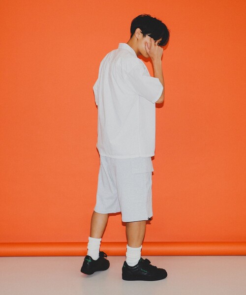 BEAMS（ビームス）の「BEAMS / ベーシック オープンカラー シャツ（シャツ/ブラウス・メンズ・グレー/ブラック/ホワイト・S/M/L/XL）」の10枚目の写真