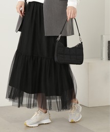 N.（N. Natural Beauty Basic） | ◆ダブルチュールティアードスカート(スカート)