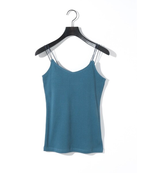 【セール】MIDIUMISOLID for Ladies パッドブラキャミソール（Tシャツ/カットソー）｜MIDIUMISOLID（ミディウミソリッド）