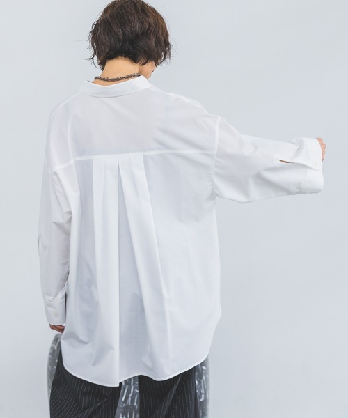 PAGEBOY（ページボーイ）の「コットンタッチルーズシャツ（シャツ/ブラウス・レディース・ブルー系その他/ブラック/スカイブルー/オフホワイト・FREE）」の8枚目の写真