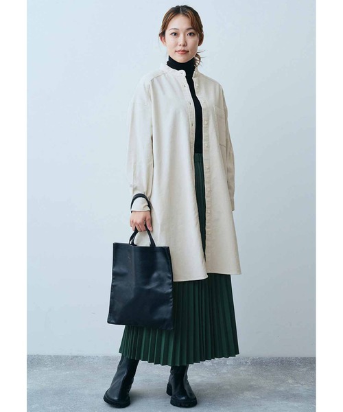 THREE FIFTY STANDARD(スリーフィフティースタンダード)の「THREE FIFTY STANDARDコーデュロイチュニックワンピース〈オフホワイト〉(ワンピース・レディース・オフホワイト・X-LARGE/LARGE/MEDIUM/NM)」の10枚目の写真