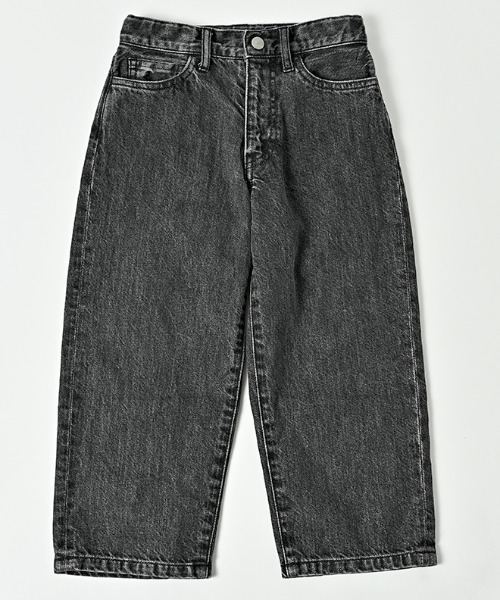 EAST END HIGHLANDERS(イーストエンドハイランダーズ)の「East End Highlanders / ワイドバギーデニムパンツ<100-120cm>(デニムパンツ・キッズ・ブラック/ブルー・120/110/100)」の8枚目の写真