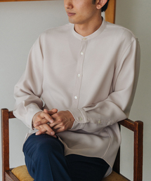 EDIFICE | ウォッシャブル バンドカラーシャツ(シャツ/ブラウス)