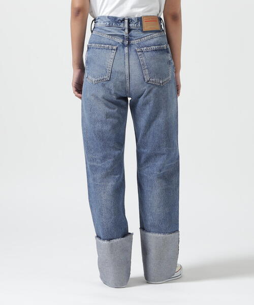 NEEDBY heritage(ニードバイヘリテージ)の「NEEDBY heritage(ニードバイヘリテージ)NO.7/ハイライズストレートROLLUP/N1V2V01(デニムパンツ・レディース・ブルー・24/25/26/27/28)」の17枚目の写真