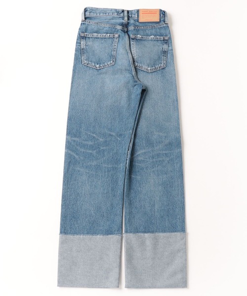 NEEDBY heritage(ニードバイヘリテージ)の「NEEDBY heritage(ニードバイヘリテージ)NO.7/ハイライズストレートROLLUP/N1V2V01(デニムパンツ・レディース・ブルー・24/25/26/27/28)」の2枚目の写真