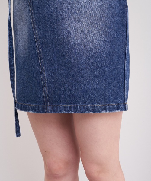 Chico(チコ)の「デニムベアミニワンピース(ワンピース・レディース・ブルー/グレー/スカイブルー・FREE)」の13枚目の写真