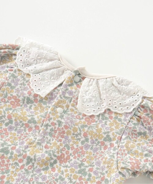 apres les cours（アプレレクール）の「衿フリルボディースーツ（ロンパース・キッズ・ブラック/その他3/アイボリー・80/70）」の18枚目の写真