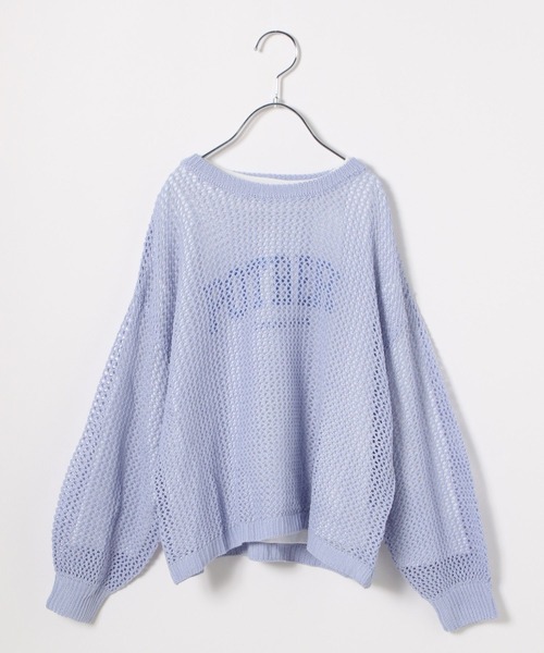GLOBAL WORK(グローバルワーク)の「メッシュニットセット長袖/996539(ニット/セーター・キッズ・アイボリー/ブルー・120cm/130cm/140cm/150cm/160cm/170cm)」の21枚目の写真