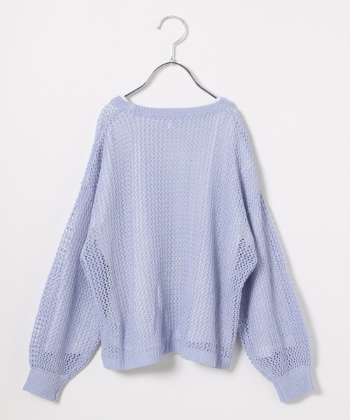 GLOBAL WORK(グローバルワーク)の「メッシュニットセット長袖/996539(ニット/セーター・キッズ・アイボリー/ブルー・120cm/130cm/140cm/150cm/160cm/170cm)」の20枚目の写真
