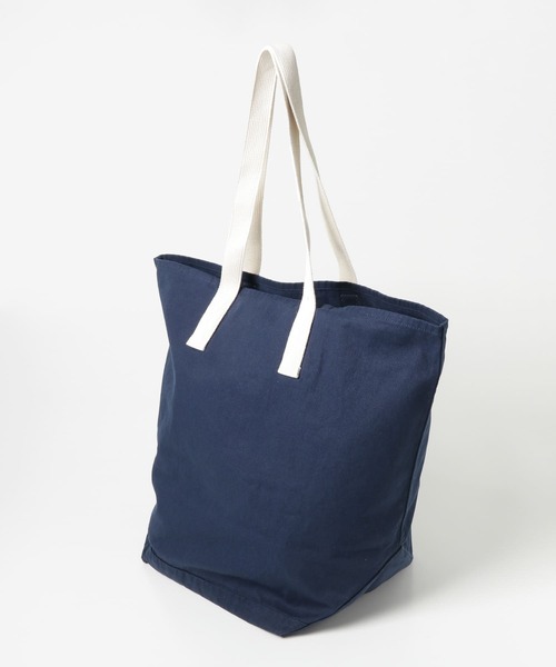PARROTT CANVAS(パロットキャンバス)の「PARROTT CANVAS キャンバストート(トートバッグ・レディース・ネイビー/オフホワイト・-)」の5枚目の写真