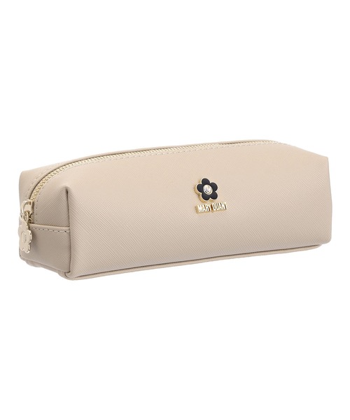 すぐ届く MARY QUANT* ビジューデイジー スクエアペンケース MARY QUANT（マリークワント）の「サフィアーノエポビジュー