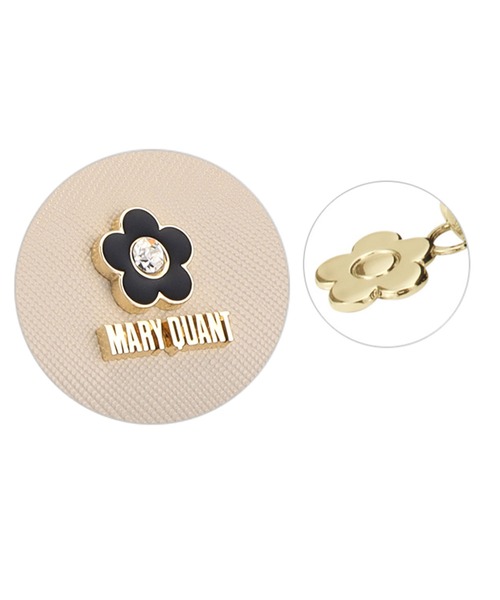 MARY QUANT（マリークワント）の「サフィアーノエポビジューデイジー スクエアペンケース（ステーショナリー・レディース・ブラック/ネイビー/ブルー/ベージュ/ピンク・FREE）」の9枚目の写真