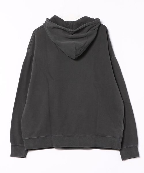 B.I.D.（ビーアイディー）の「《ピグメント加工 裏毛スウェットハーフジップパーカー（パーカー・レディース・ブラック/ブルー/グリーン・LARGE/MEDIUM）」の4枚目の写真