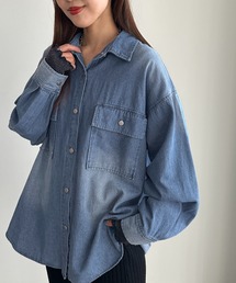 オーバーダイデニムシャツ【ZOZOTOWN限定アイテム】
