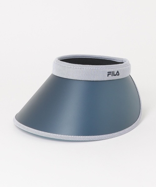 FILA(フィラ)の「【FILA/フィラ】ストライプ クリップサンバイザー(サンバイザー・レディース・ネイビー/ブラック・FREE)」の12枚目の写真