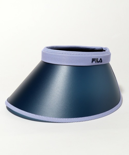 FILA(フィラ)の「【FILA/フィラ】ストライプ クリップサンバイザー(サンバイザー・レディース・ネイビー/ブラック・FREE)」の15枚目の写真