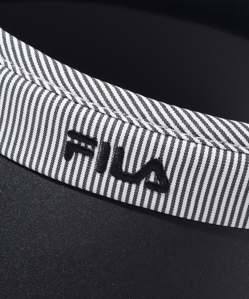 FILA(フィラ)の「【FILA/フィラ】ストライプ クリップサンバイザー(サンバイザー・レディース・ネイビー/ブラック・FREE)」の21枚目の写真