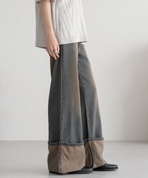 SELLE GLANT | ROLL UP BAGGY DENIM PANTS/ロールアップバギーデニムパンツ(デニムパンツ)