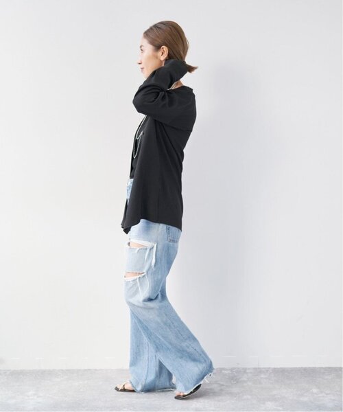plage（プラージュ）の「《追加》Mesh Sheer ロンT（Tシャツ