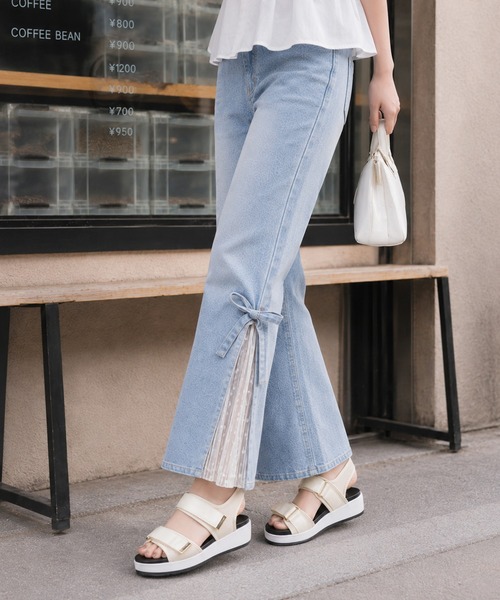 coca(ANDEX shoes product)(コカ)の「厚底 ベルクロストラップ スポーツサンダル(サンダル・レディース・ブラック/ホワイト・SMALL/LARGE/MEDIUM)」の17枚目の写真