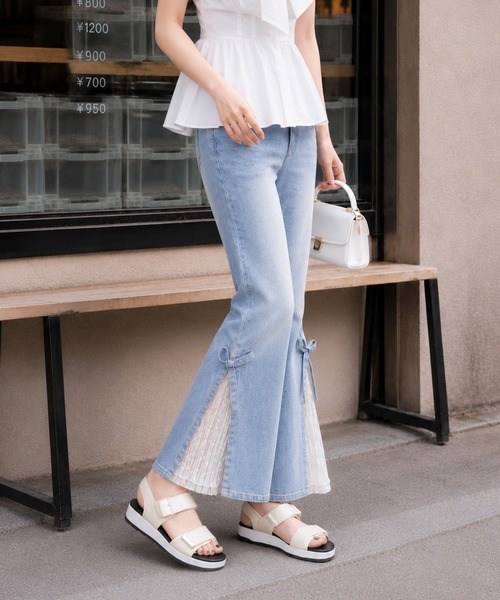 coca(ANDEX shoes product)(コカ)の「厚底 ベルクロストラップ スポーツサンダル(サンダル・レディース・ブラック/ホワイト・SMALL/LARGE/MEDIUM)」の18枚目の写真
