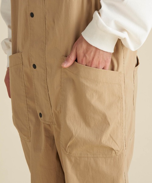 NANGA ヒノックリップストップフィールドオーバーオール　ベージュM NANGA｜HINOC RIPSTOP FIELD OVERALLS W/ヒノック リップス