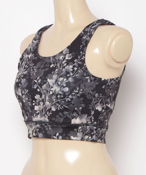 NERGY（ナージー）の「ナージージャパン NERGY フラワープリントブラ_（スポーツブラ・レディース・ブラック/ブラウン/ブルー・L/M）」の4枚目の写真
