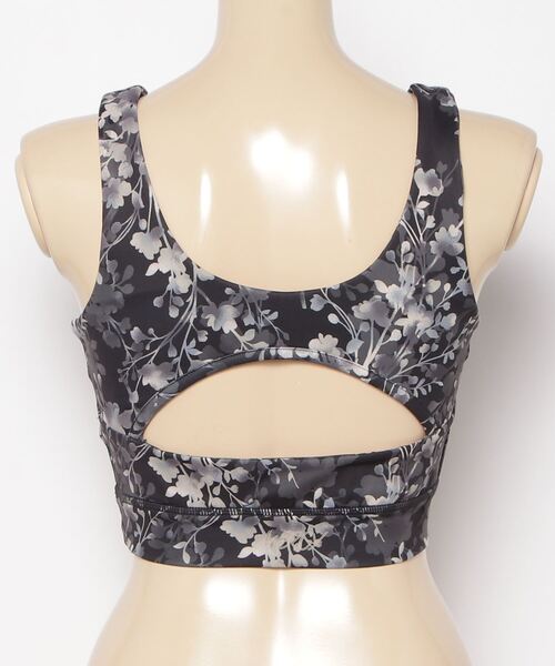 NERGY（ナージー）の「ナージージャパン NERGY フラワープリントブラ_（スポーツブラ・レディース・ブラック/ブラウン/ブルー・L/M）」の5枚目の写真