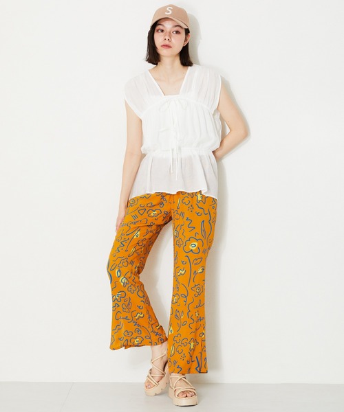 ORiental TRaffic（オリエンタルトラフィック）の「チューブストラップ厚底サンダル/41218（サンダル・レディース・ブラック/ベージュ・SS/S/M/L/LL/3L）」の9枚目の写真