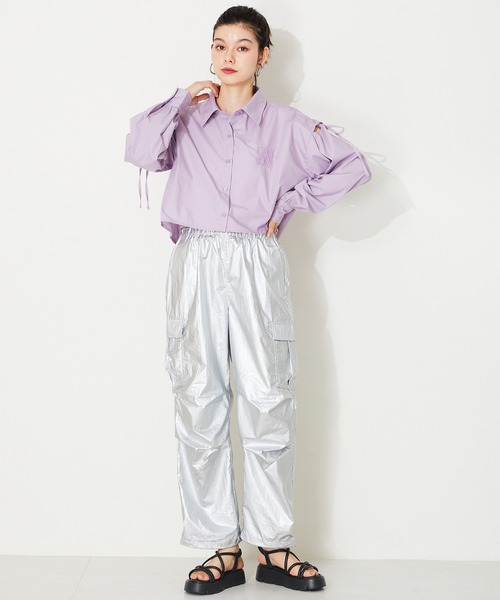 ORiental TRaffic（オリエンタルトラフィック）の「チューブストラップ厚底サンダル/41218（サンダル・レディース・ブラック/ベージュ・SS/S/M/L/LL/3L）」の20枚目の写真