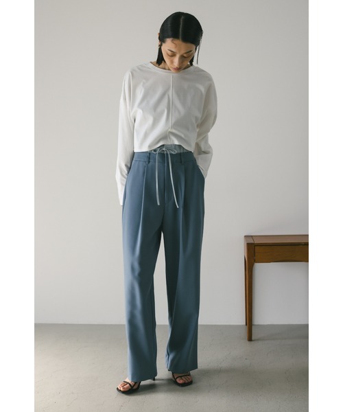 初期 ソロイスト レイヤード ハイウエスト パンツ S ベストストア Beststore ハイウエストレイヤード デニムスリム