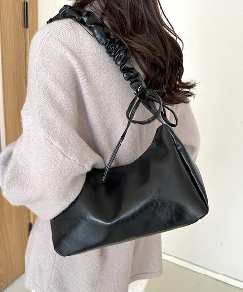 セール】ギャザーショルダーバッグ（ショルダーバッグ）｜Amulet