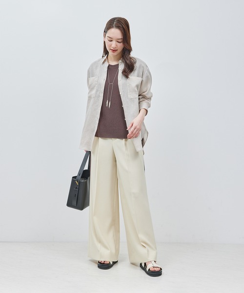 【セール】ペーパーコットンレースアップニットトップス（Tシャツ/カットソー）｜ROPE'（ロペ） mdprevattcaulkingandwaterproofing.com