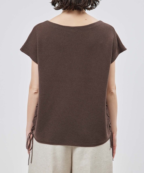 【セール】ペーパーコットンレースアップニットトップス（Tシャツ/カットソー）｜ROPE'（ロペ） mdprevattcaulkingandwaterproofing.com