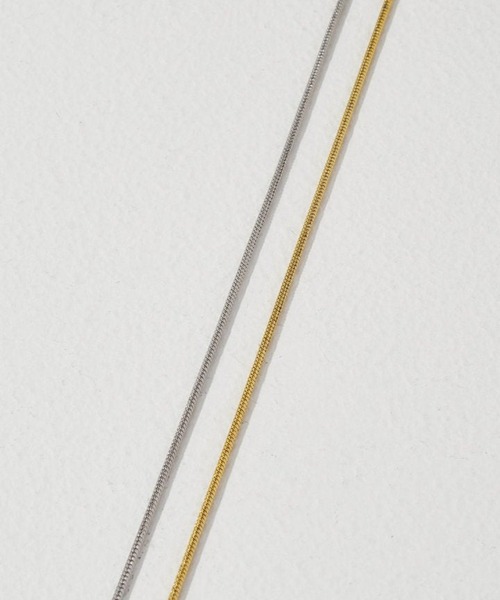 GOLDY(ゴールディ)の「【GOLDY】アレルギー対応 ステンレス チェーンネックレス 3240309(ネックレス・レディース・シルバー/ゴールド・FREE)」の6枚目の写真