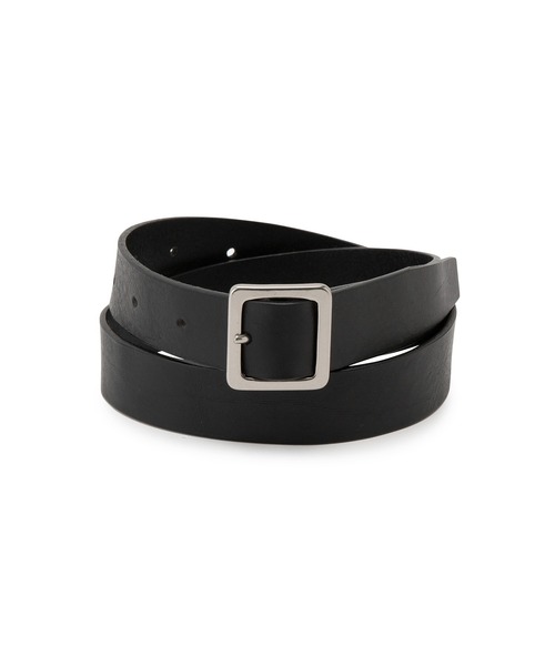 ADAM ET ROPE'（アダムエロペ）の「【サステナブル】スクエアバックルワイドベルト（ベルト・レディース・シルバー/ゴールド・FREE）」の7枚目の写真